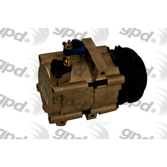 Global Parts Distributors New w/ Clutch A/C Compressor Fits select: 2006-2011 FORD CROWN VICTORIA, 2006-2011 MERCURY GRAND MARQUIS