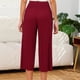 thumbnail image 5 of Pincandy Women's High Waist Pocket Wide Leg Yoga Pants, Modal Material, 7-Point Length, Casual & Daily Wear, 5 of 6