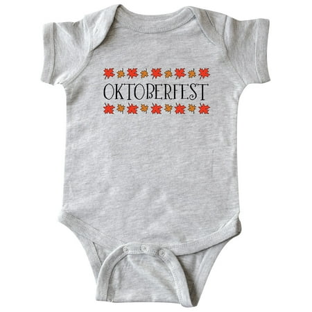 

Inktastic Oktoberfest with Orange Leaves Gift Baby Boy or Baby Girl Bodysuit