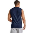 thumbnail image 3 of Hanes Essentials Men's Muscle Tank Sleeveless Tee Workout Gym Crewneck Midweight, 3 of 5