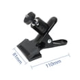 thumbnail image 2 of Tripod Clip Mount Spring Clamp Holder with Ball Head Universal 1/4 Screw for DSLR Mirrorless Camera Action Camera Flash Light Ring Light Mounting, 2 of 7