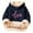 Blue, variant on Kids Hoodies Love Letter Embroidery Thick Fleece Lined Hooded Sweatshirts With Pocket Soft Warm Fit Outings Cold Days Sweet Cozy Hoodies