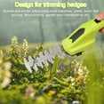 thumbnail image 2 of Cortadora de ramas eléctrica, tijeras de podar, setos de césped y jardín, cerca inalámbrica, cortacésped, herramienta de jardín, 2 of 8