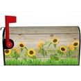 thumbnail image 2 of Sunflowers Mailbox Covers Magnetic Flower Mailbox Covers Spring Summer Yellow Floral Mailbox Wraps Standard Size 18" X 21" Garden Mailboxs Decorations for Outside, 2 of 5