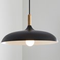 thumbnail image 5 of Better Homes & Gardens Single Head Pendant Light with Round Shade Matte Black Finish, A19 60W Soft White, Medium Base, Dimmable, 1 pack, 5 of 9