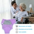 thumbnail image 4 of Timgle 8 Pcs Couches Réutilisables pour Adultes pour Femmes Incontinence Adultes sous-Vêtements en Coton Étanches Lavables Absorption Culottes Culottes Nuit sous-Vêtements d'Incontinence Urinaire(, 4 of 7