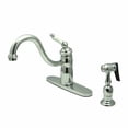 thumbnail image 2 of Kingston Brass KB1575PLBS Victorian Mono Deck Mount Kitchen Faucet with PL Ha..., 2 of 3