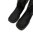 thumbnail image 3 of The Western Shops Men’s Leather Cow Hair Western Cowboy Boots, 3 of 4