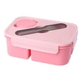 thumbnail image 1 of Rbaofujie Bento Boxes Plastic Lunch Box Fresh-Keeping Box Microwave Oven Heating Sealed Thermal Insulation Bento Box Lunch Box with Tableware Teen Lunch Box, 1 of 1