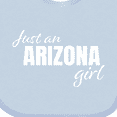 thumbnail image 4 of Inktastic Just an Arizona Girl Born and Raised Girls Baby Bib, 4 of 4