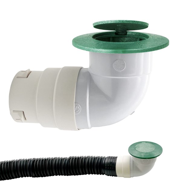StormDrain 4" PopUp Emitter Drainage Outlet Drain with Adapter and