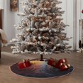 thumbnail image 5 of Salouo Red And White Beast Christmas Tree Skirt 36" Farmhouse Christmas Decorations Snowman Xmas Tree Skirt Tree Mat for Holiday Party Decor, 5 of 8