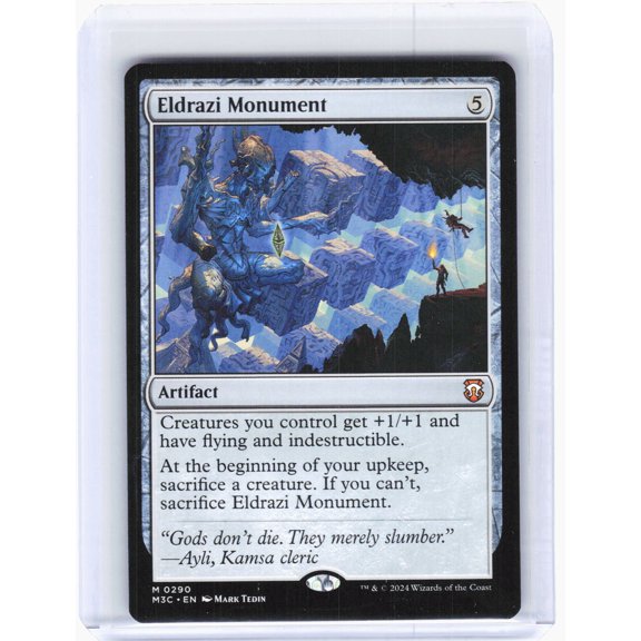 Collectible 2024 Magic The Gathering Modern Horizons 3 Commander Eldrazi Monument #290 Mythic Non-Foil English