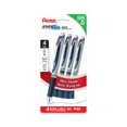 thumbnail image 1 of Bolígrafos de gel Pentel EnerGel RTX 0,7 mm azul marino, paquete de 4, 1 of 4