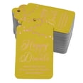 thumbnail image 1 of Inkdotpot Rose Gold Foil Paper Hang Tags Happy Diwali Favor Tags 100 Pack, 1 of 6