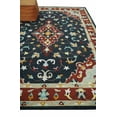 thumbnail image 3 of Hand Tufted Black, Rust and Beige Persian Style Antique Oriental Wool Area Rug, 3 of 10