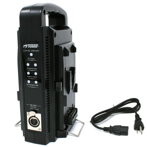 Wasabi Power V-Mount Dual Battery Charger