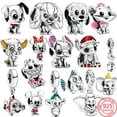 thumbnail image 3 of Disney-abalorios De Plata De Ley 925, accesorio Original, compatible con pulsera Pandora Original, joyería 925, gran oferta, 3 of 4