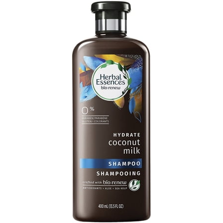 Herbal Essences Bio:Renew Hydrate Shampoo, Coconut Milk 13.5 oz (Pack of 4)