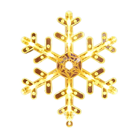 HIBIBUD Christmas Led Window Decoration Lights,Tree Snowflake Shapes,Suction Cup,Battery Operated,Warm White,Flexible to Use,For Door Porch,Xmas Tree,Festive Mood Snowflake Lights