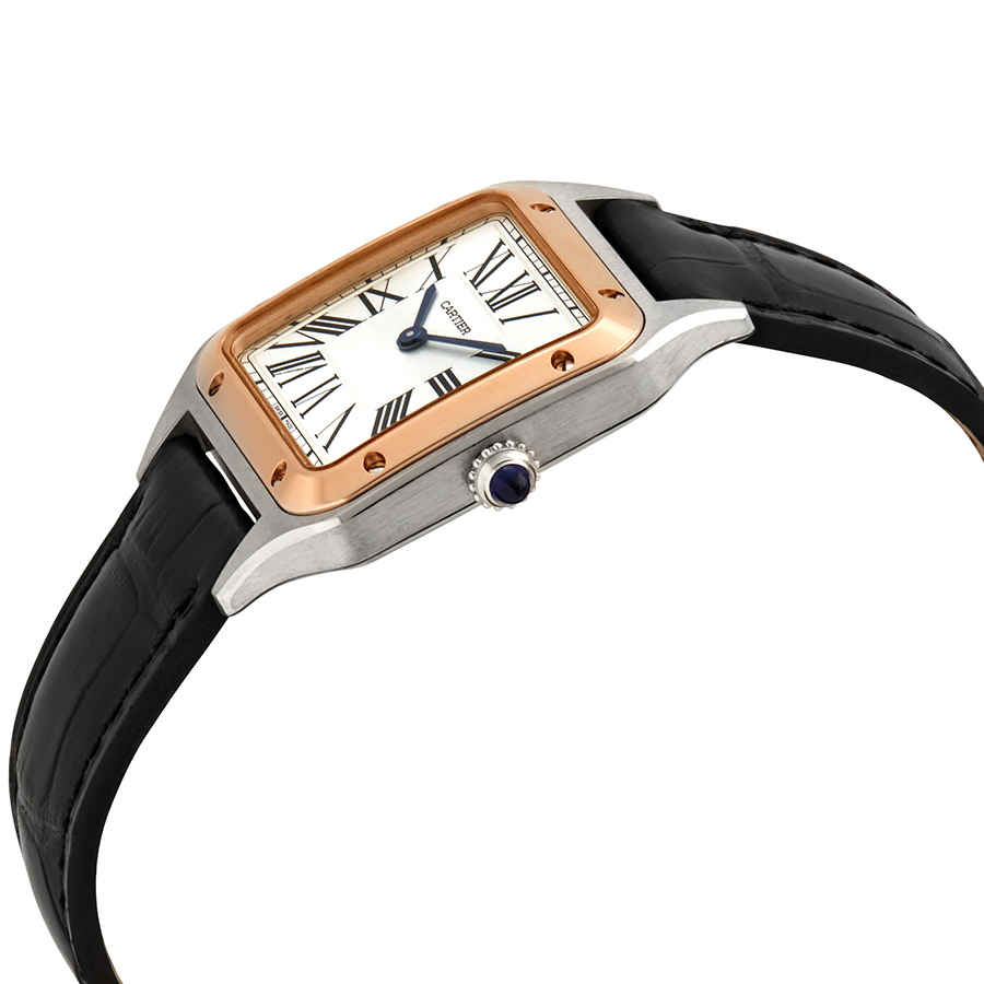 Cartier Santos-Dumont Quartz Silver Dial Unisex Watch W2SA0012 - Walmart.com