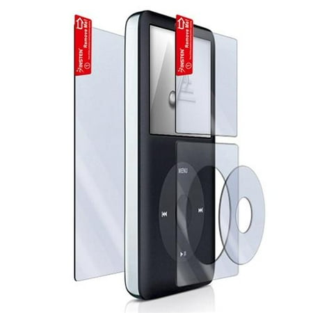 - Insten 4-Piece Kit Screen Protector For Apple iPod classic 120GB / 160GB / 80GB