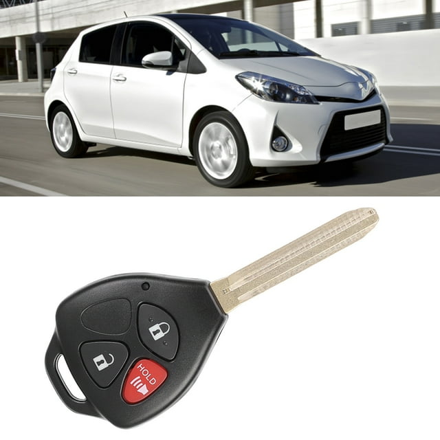 Llave sin cortar, llavero inteligente sin cortar de 3 botones, llave de automóvil, diseño de última generación