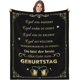 thumbnail image 2 of LHSHID Birthday Gift Blanket Flannel Soft and Comfortable Anti static Bed Sofa Blanket 60x80in, 2 of 6