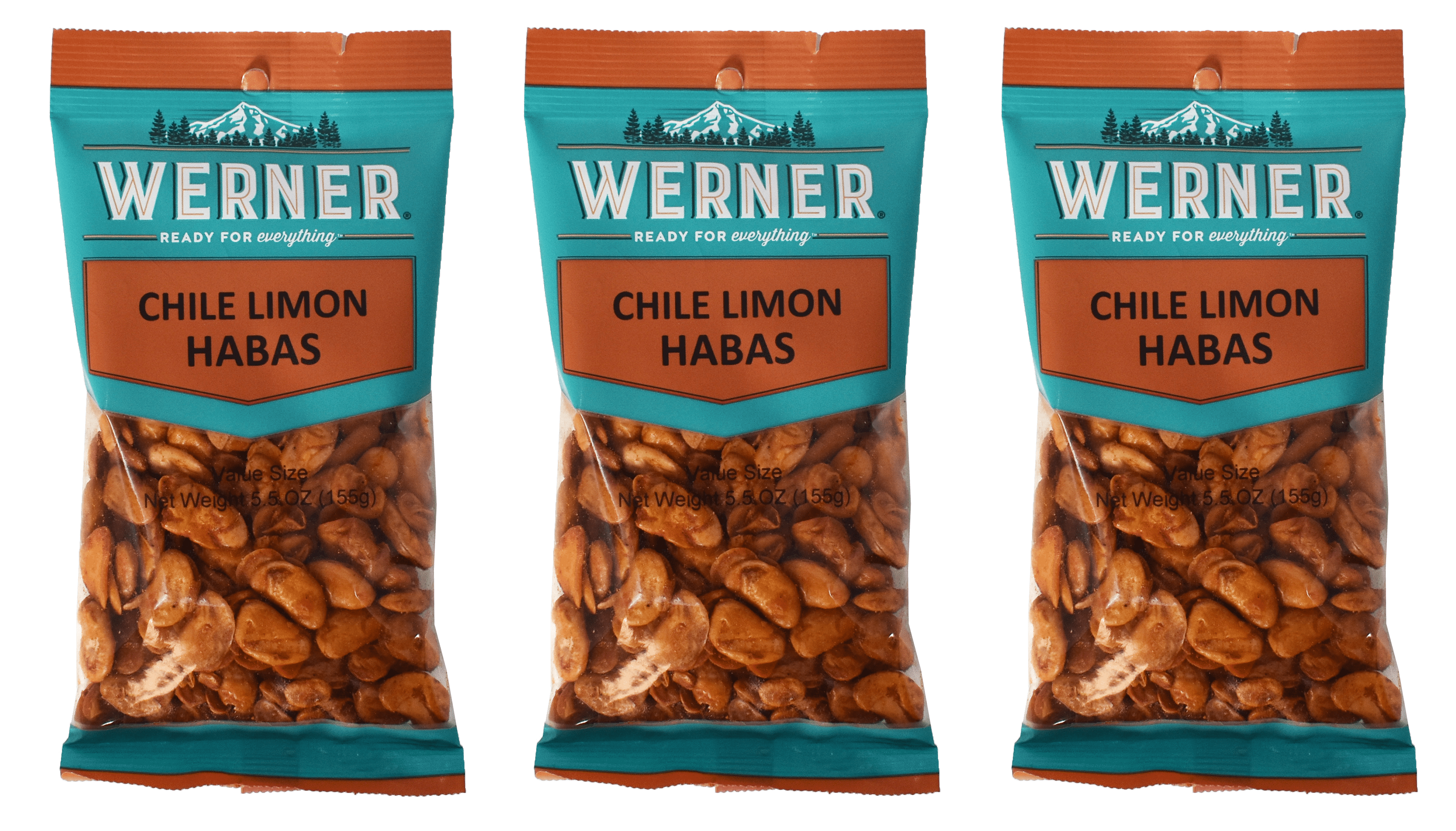 Gourmet Habas Con Chile Y Limon - 5.5 oz. Bag (Pack of 3) - Fava Beans