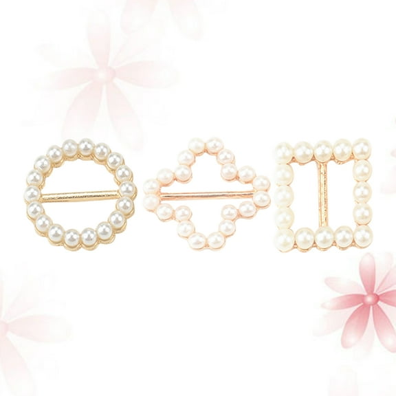 KALLORY 6PC Tee Shirt Clips High Polished Finishing For Women Clothing Fastening Square Scarf Buckle