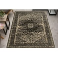 thumbnail image 2 of Linon Platinum Area Rug Collection, Gray and Black, 5' x 7'6", 2 of 3