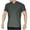 Dark Gray Athletic T-Shirts for Men, variant on HOOMEUMY Men's Summer Wrinkle-resistant V-Neck T-Shirts Short Sleeve Slim Fit Quick Dry Solid Color Athletic Tee Tops White M