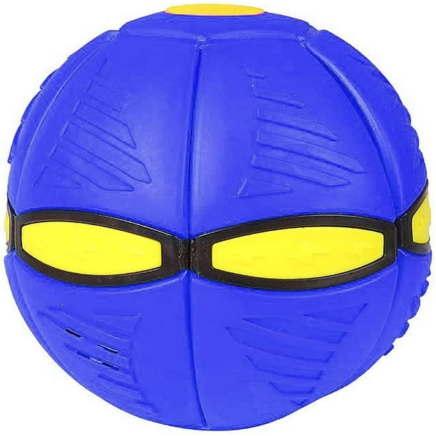 Phlat Ball, Flatball Ballon Plat, Boule Soucoupe Volante, Magic Deformation  Ball, Boule Ovni Parents-Enfants Jouets de Sports de Plein Air(Bleu) 