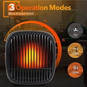 As Seen On TV - Insta Heater Fireplace, Electric Space Heater, Portable, Fan for Office with Adjustable