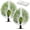 White, variant on 2 Pack Fruit Tree Netting Bags with Zipper and Drawstring, 8 x 8ft Ultra Fine Mesh Garden Netting Plant Cover, Bird Netting for Blueberry Bushes, Fruit Trees, Flowers (White, 8 x 8 ft)