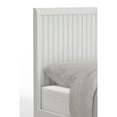 thumbnail image 3 of Alpine Furniture Stapleton Standard King Panel Bed in White, 3 of 6