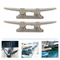 thumbnail image 2 of HLONK 2 Pcs Claw Bolt Rope Cleat Rope Fixing Hook Cleat Marine Mooring Accessories Marine Dock Cleat, 2 of 6