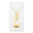 thumbnail image 2 of Time and Tru Womens 34" Long Adjustable Gold Pendant Necklace, 2 of 4