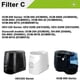 thumbnail image 5 of 5 Pack Humidifier Wicking Filters for Honeywell HC-888, HC-888N, Filter C, Designed to fit for Honeywell HCM-890 HEV-320, 5 of 5