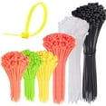 thumbnail image 2 of 200 Pcs Assorted Neon Color Cable Zip Tie Nylon Wire Electrical Network Cord New, 2 of 6