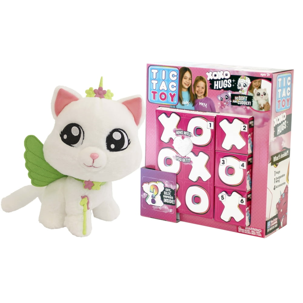 Tic Tac Toy XOXO Hugs Plush, White