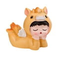 thumbnail image 4 of Estatua de caballo de resina, figura creativa de Feng Shui, figura de caballo para el Año Nuevo chino B, 4 of 9