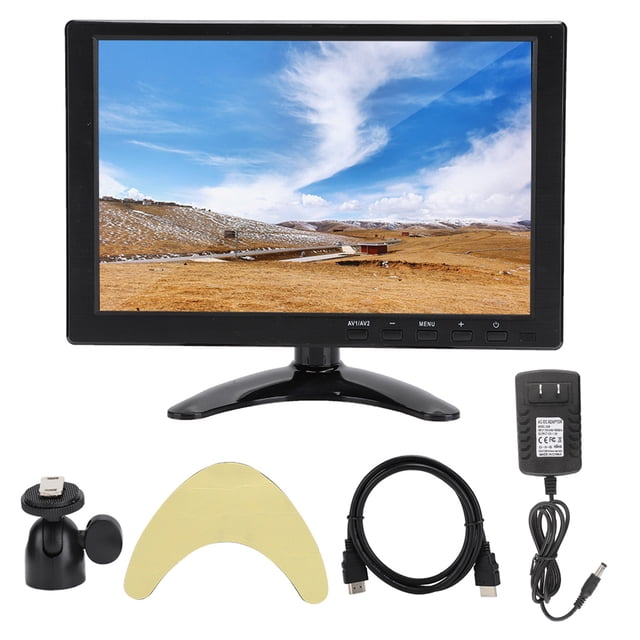 Monitor LCD NikouMX 10,1 pulgadas 1280x800 16:10 HD compatible con HDMI/VGA/AV