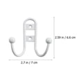 thumbnail image 3 of 5 Unids Estilo Europeo Ganchos de pared Aleación de zinc Perchas de pared Gabinete Organizadores de pared, 3 of 5