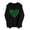 Black0, variant on Annhoo St Patricks Day Hoodies for Women Drawstring Print Long Sleeve Sweatshirts with Pockets Loose Tops