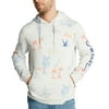 Mens Hoodie Blue Sail Classic-Fit Pullover 2XL