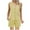 Yellow, variant on yievot Women's Summer 2 Piece Outfits Sleeveless Matching Sets Plaid Printed Button Down V Neck Vest Waistcoat and Shorts with Pockets