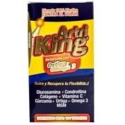 Artri King Ortiga Omega 3 Joint Support Supplement ArtriKing Nettle Glucosamine Curcumin - 100 ct