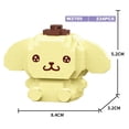 thumbnail image 3 of Sanrio-bloques de construcción de Hello Kitty para niños, My Melody, Cinnamoroll, Pompompurin, Kuromi Friends, juego de regalo de juguete, 3 of 4