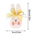 thumbnail image 2 of Easter Bunny Plush Easter Decor, Super Soft Easter Bunny Stuffed Animal Fun Easter Stuffed Bunny for Easter Decorations, Perfect Easter Basket Stuffers Easter Gifts for Friends, 2 of 5